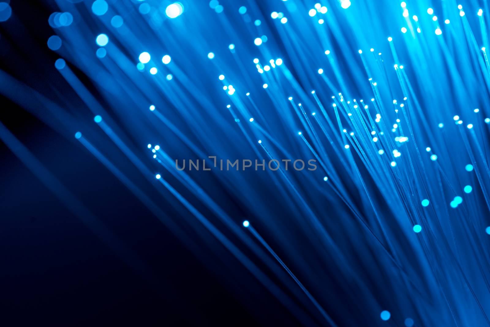 Fiber optics, abstract & blur background