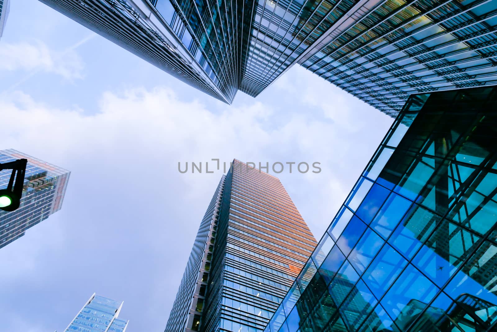 London office building skyscraper, working & meeting