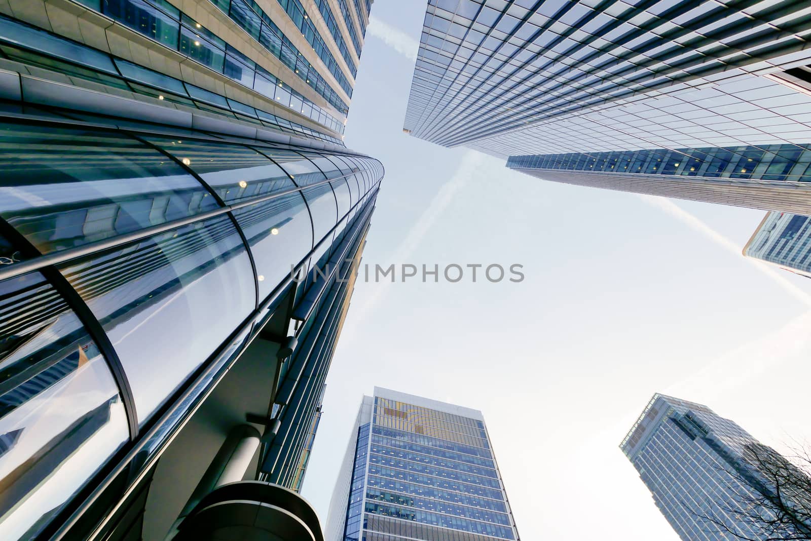 London office building skyscraper, working & meeting by Alicephoto