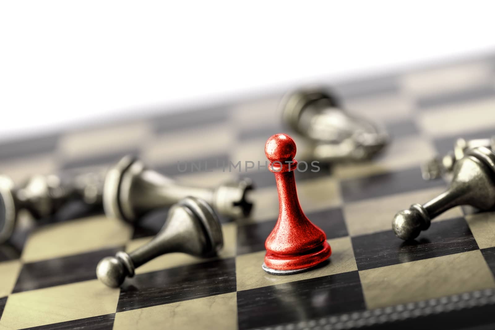 Chess business concept, leader & success by Alicephoto