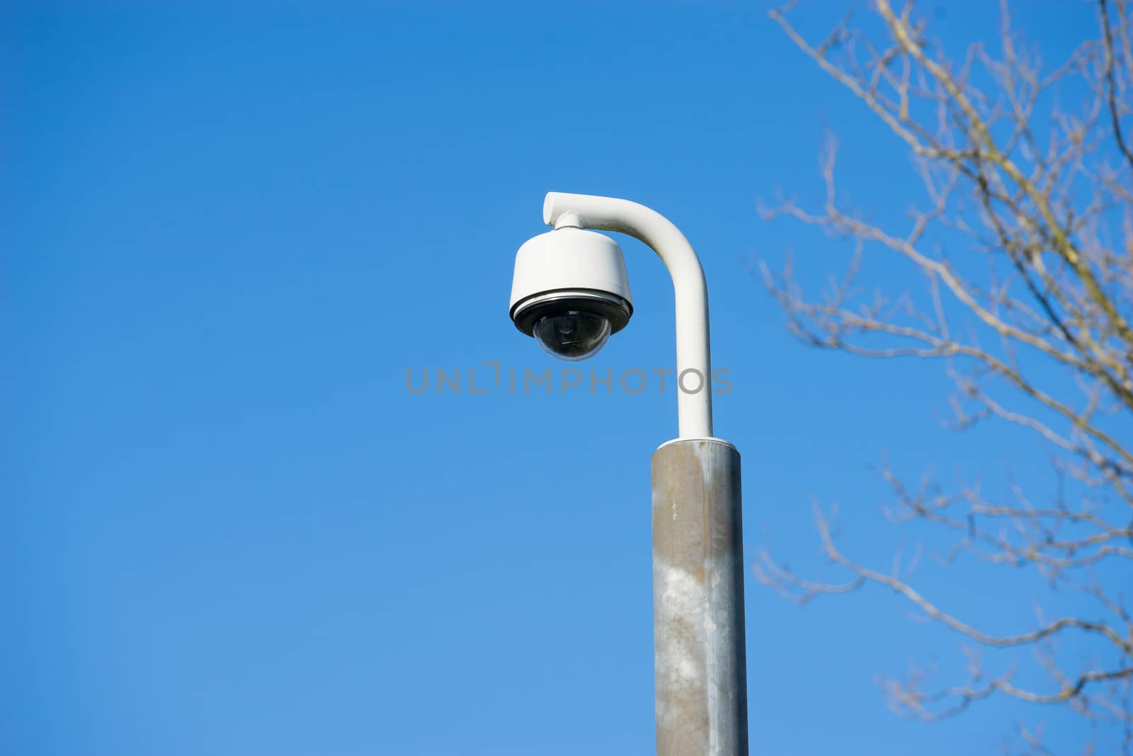 CCTV security camera outdoor by Alicephoto