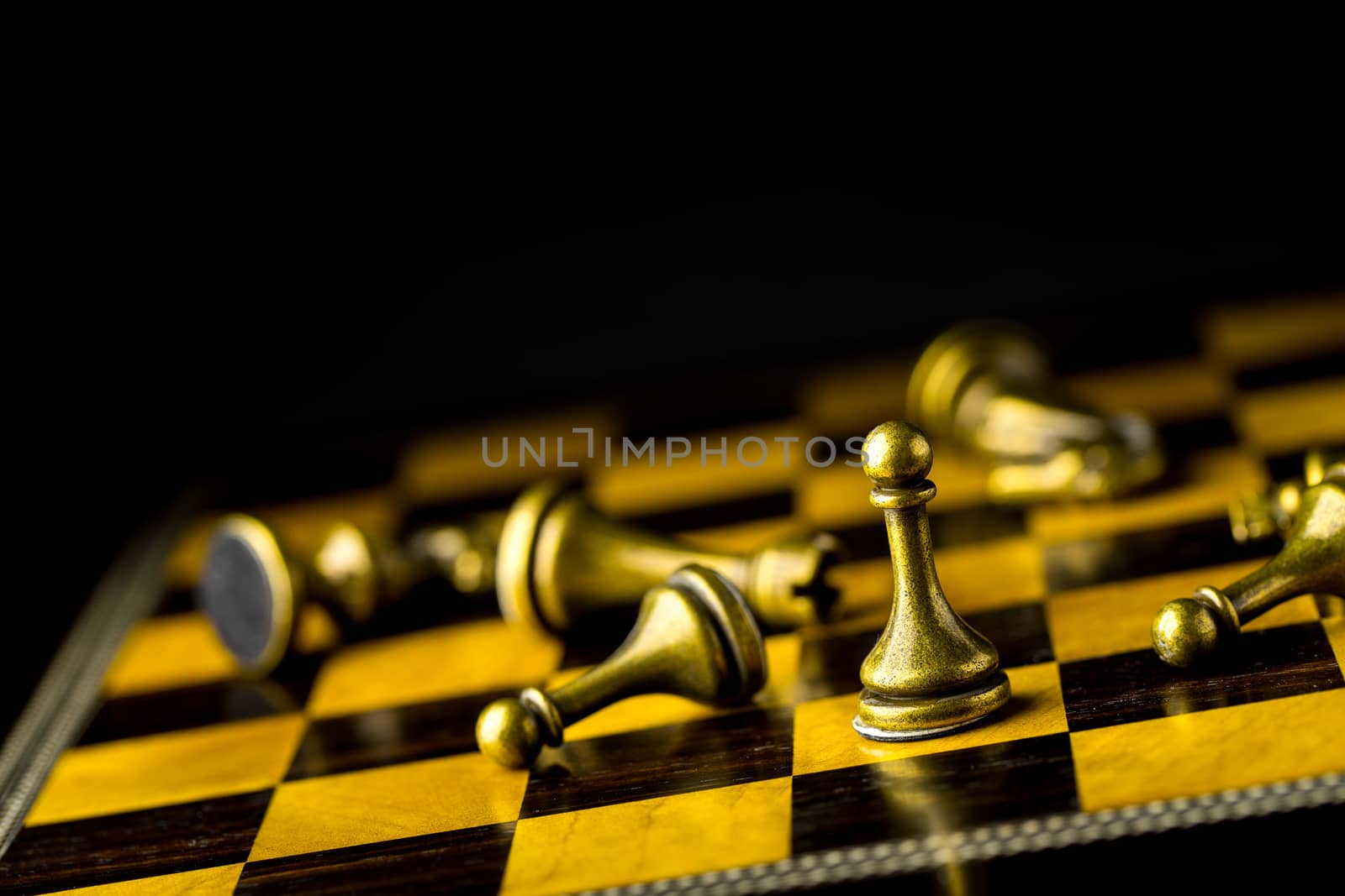 Chess business concept, leader & success