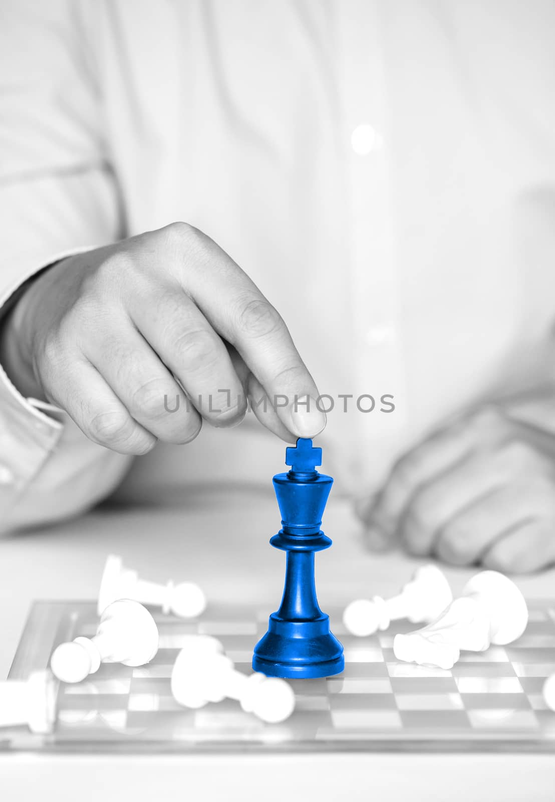 Chess business concept, leader & success

