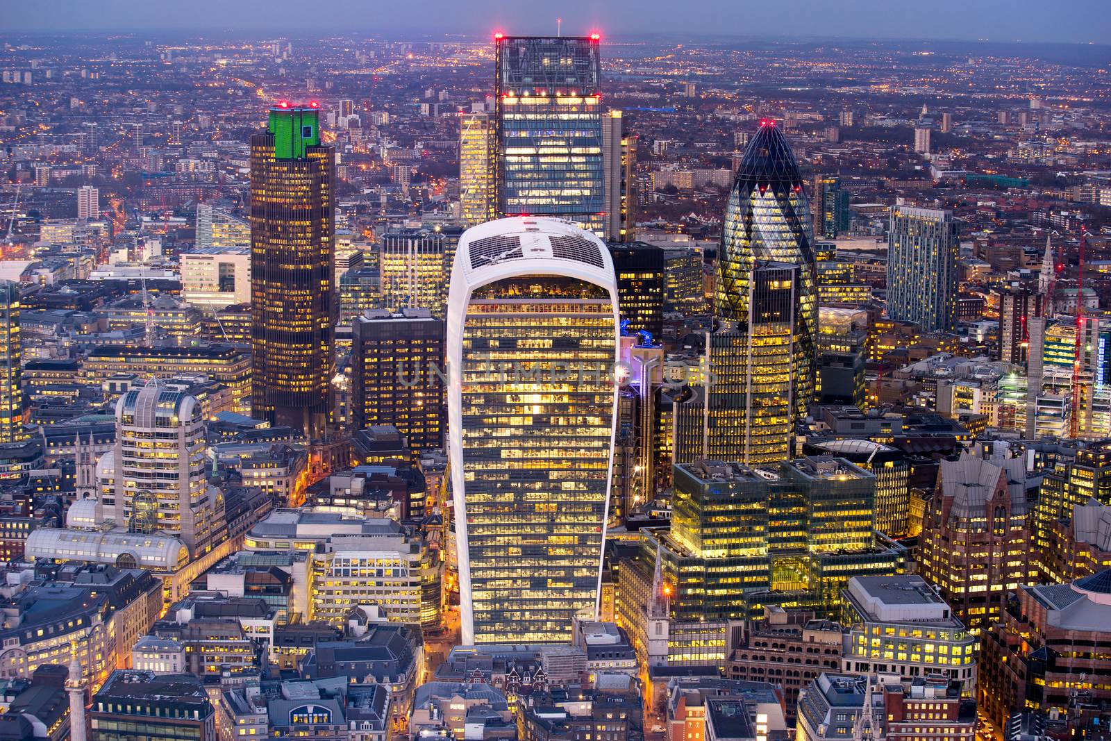 Business office building in London, England