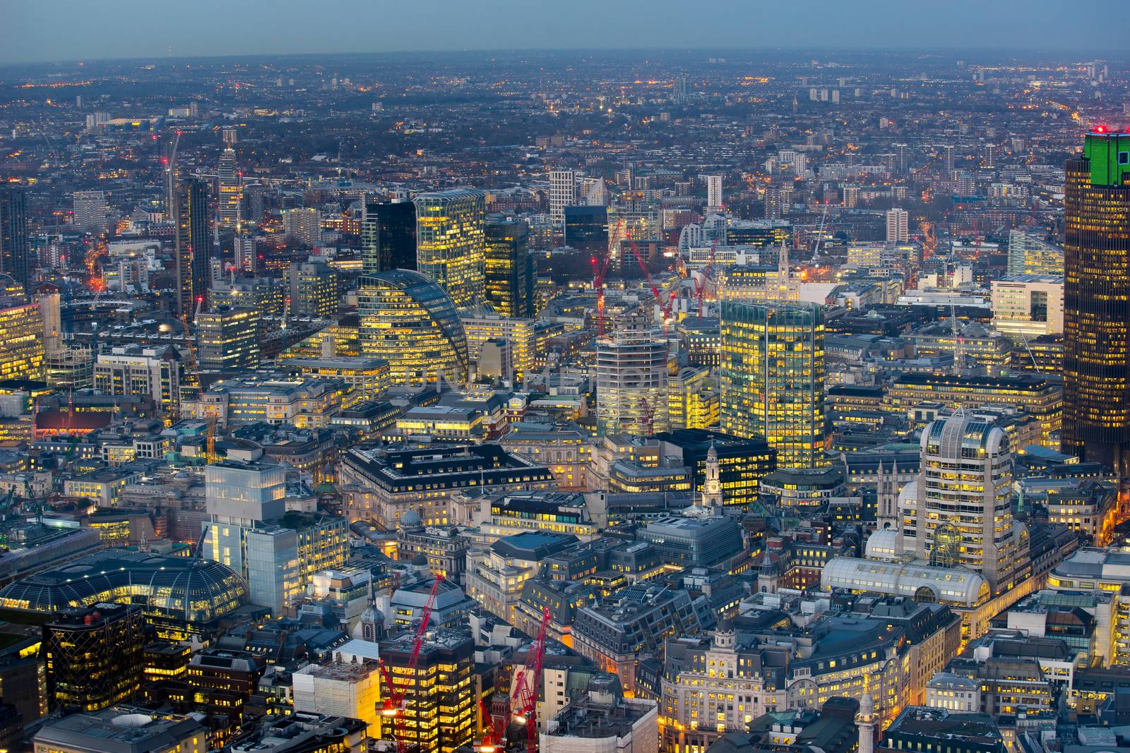 Business office building in London, England