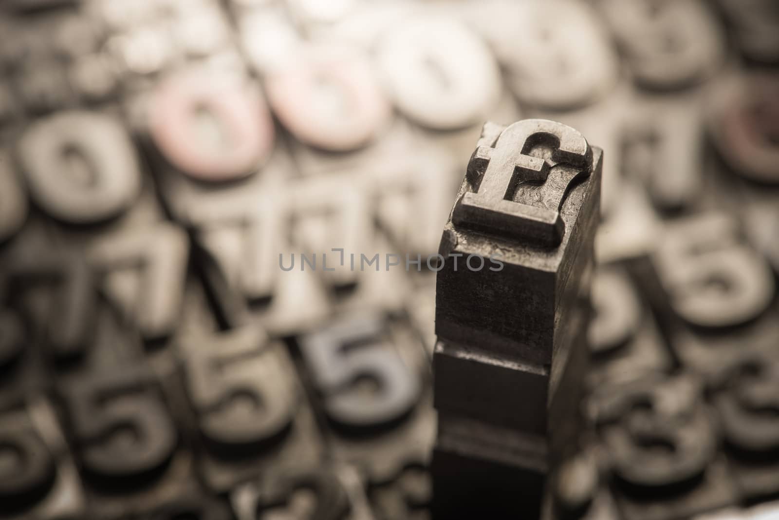 Dollar, Pound, currency exchange sign by Alicephoto