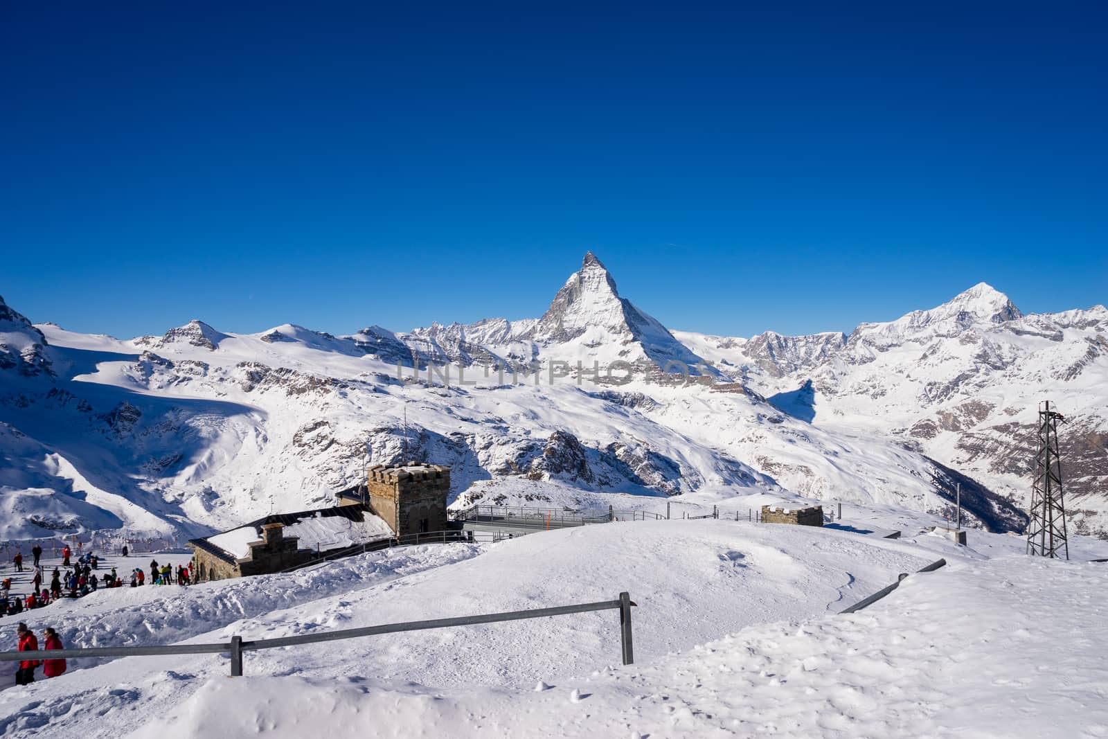 Matterhorn mountain, zermatt in switzerland