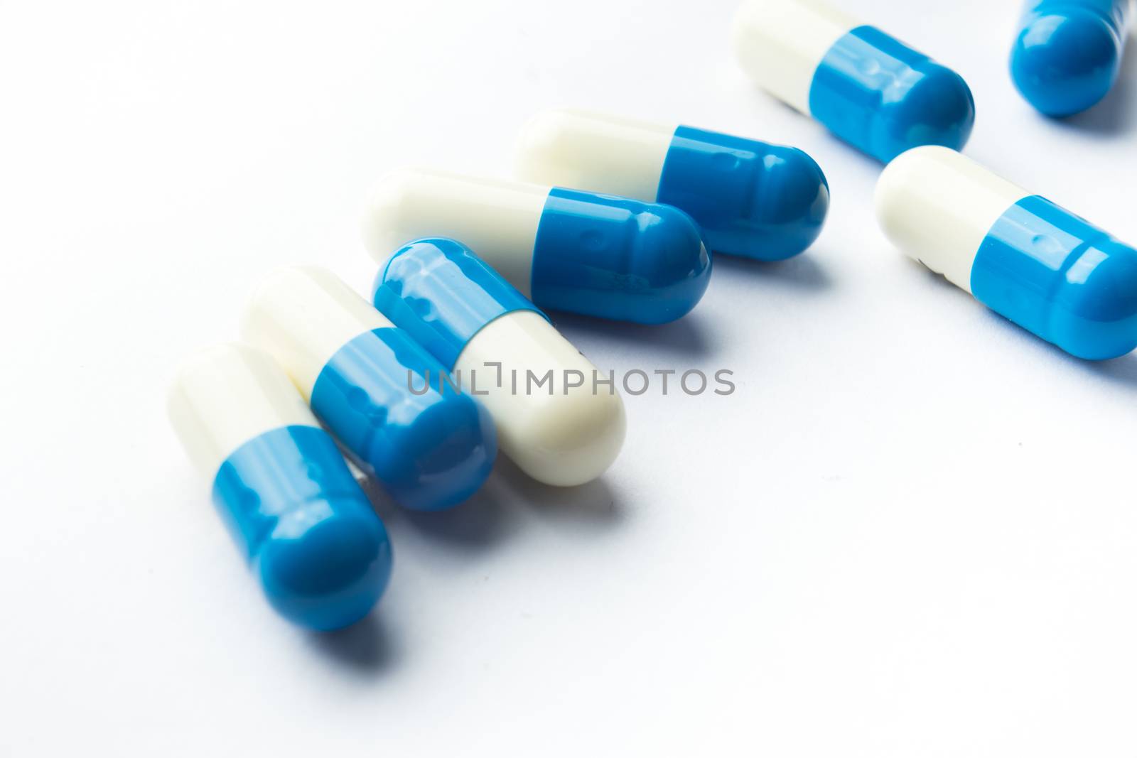 Medical medicine Capsule tablet by Alicephoto