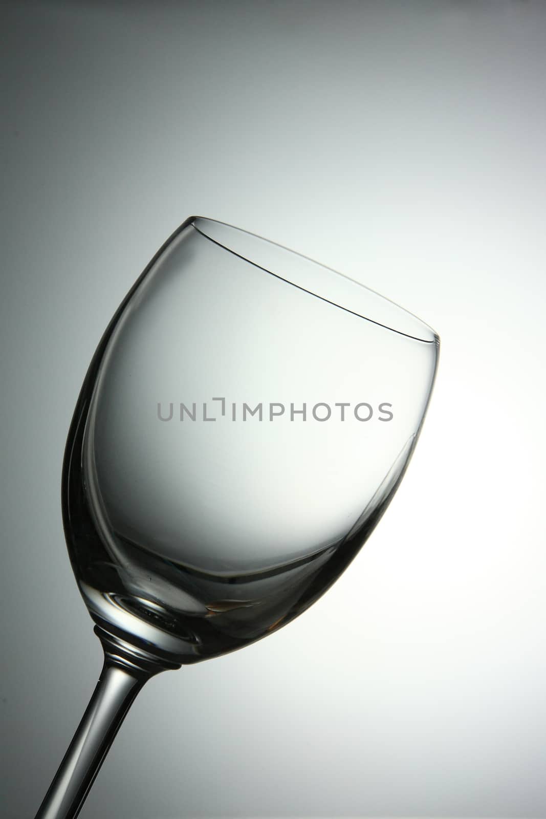 Red wine glass isolated on white background 