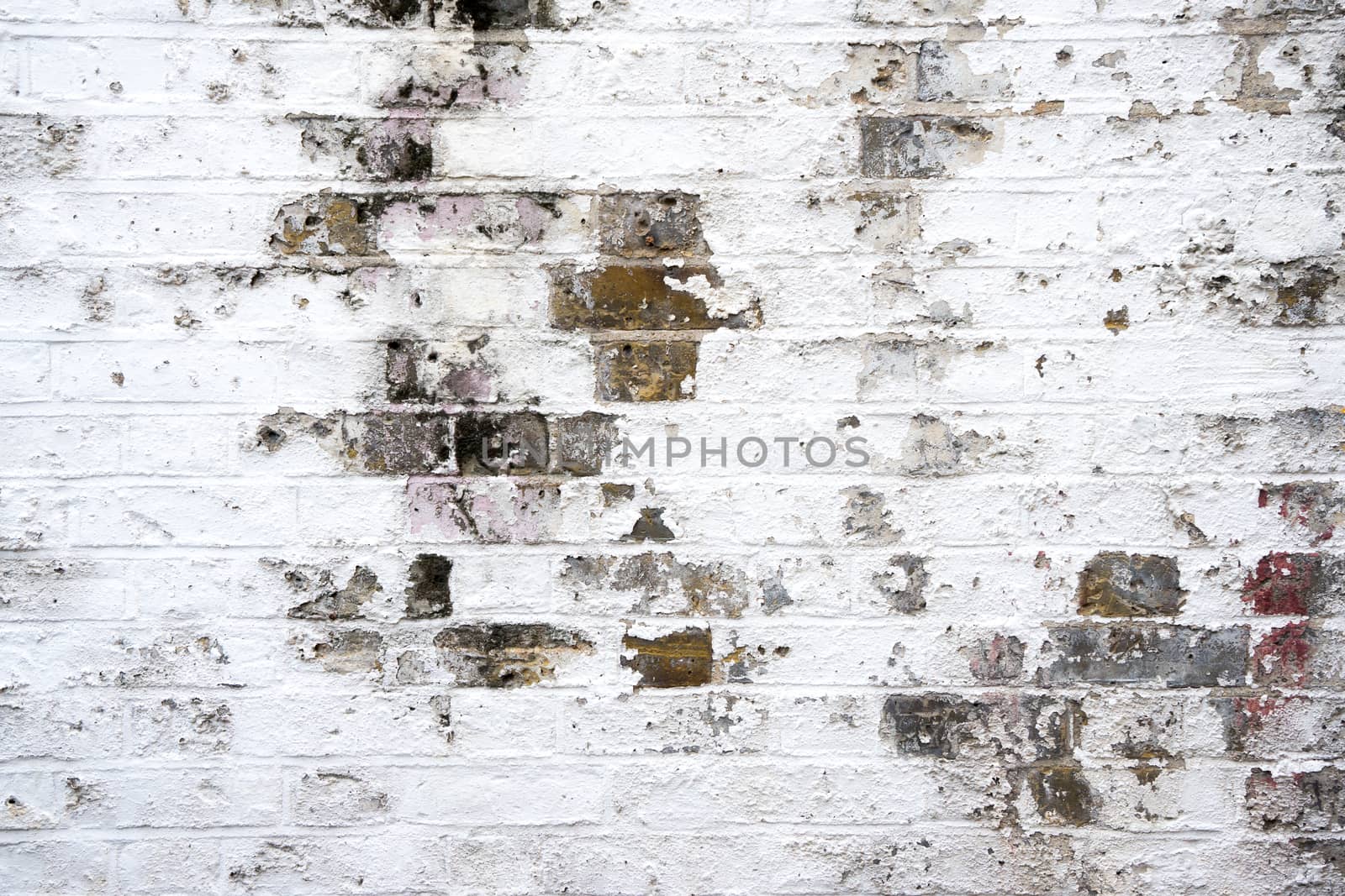 dirty brick wall, grungy red, white & grey texture background