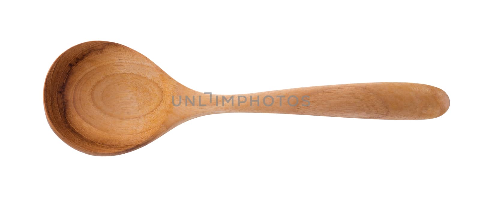 wooden spoon isolated on a white background by kaiskynet