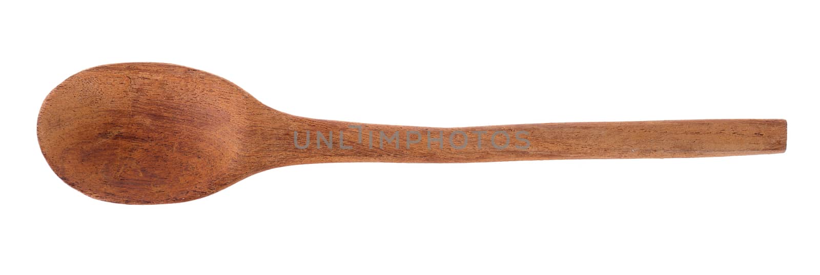 wooden spoon isolated on a white background by kaiskynet