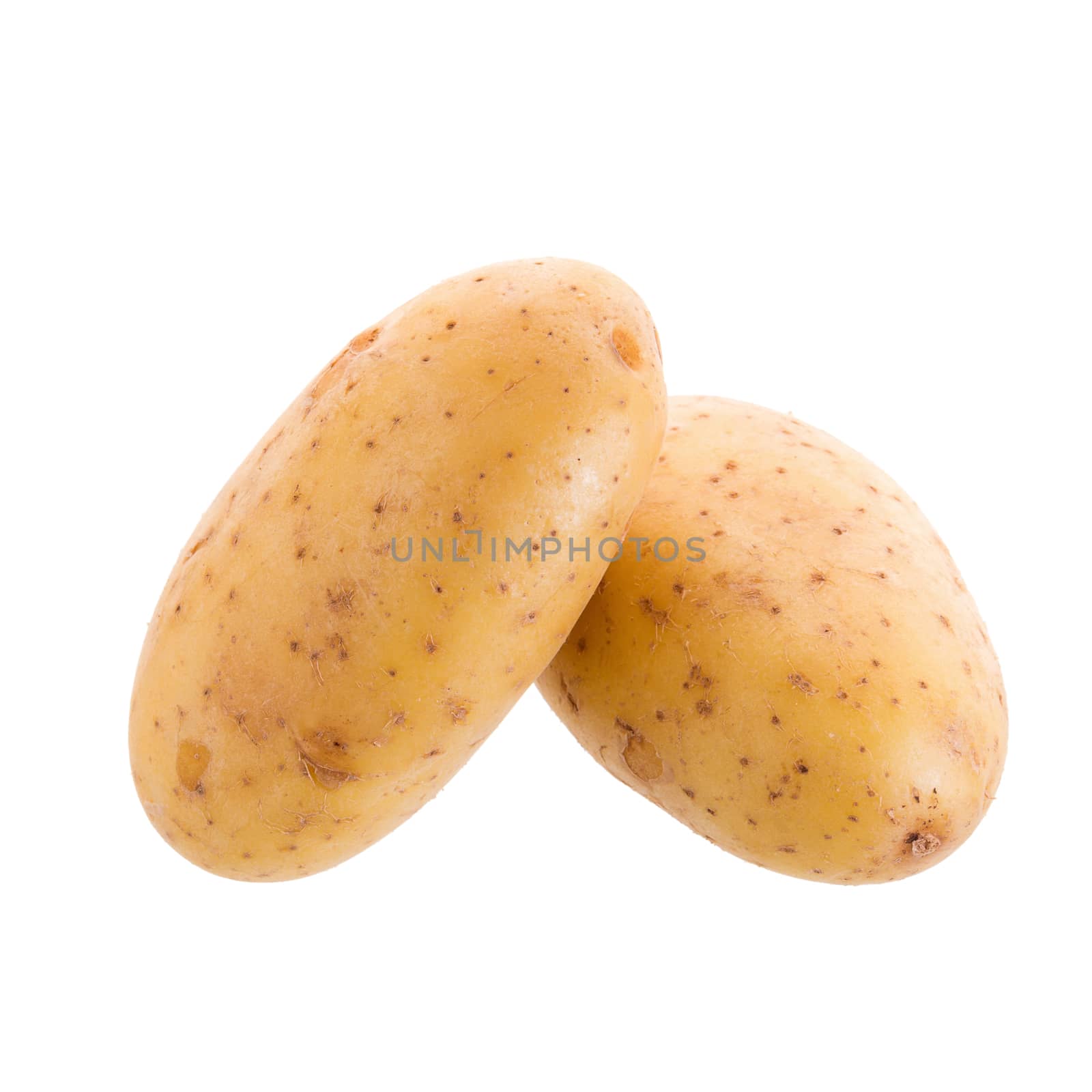 Potato isolated on a white background.