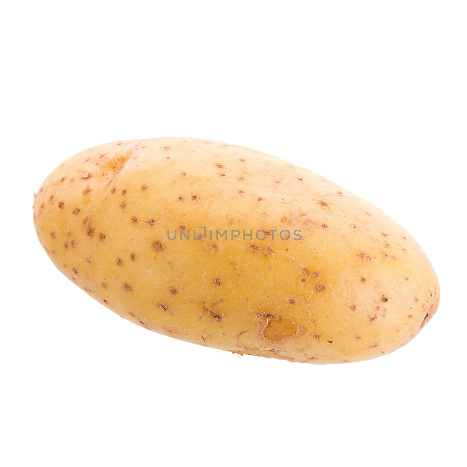 Potato isolated on a white background.