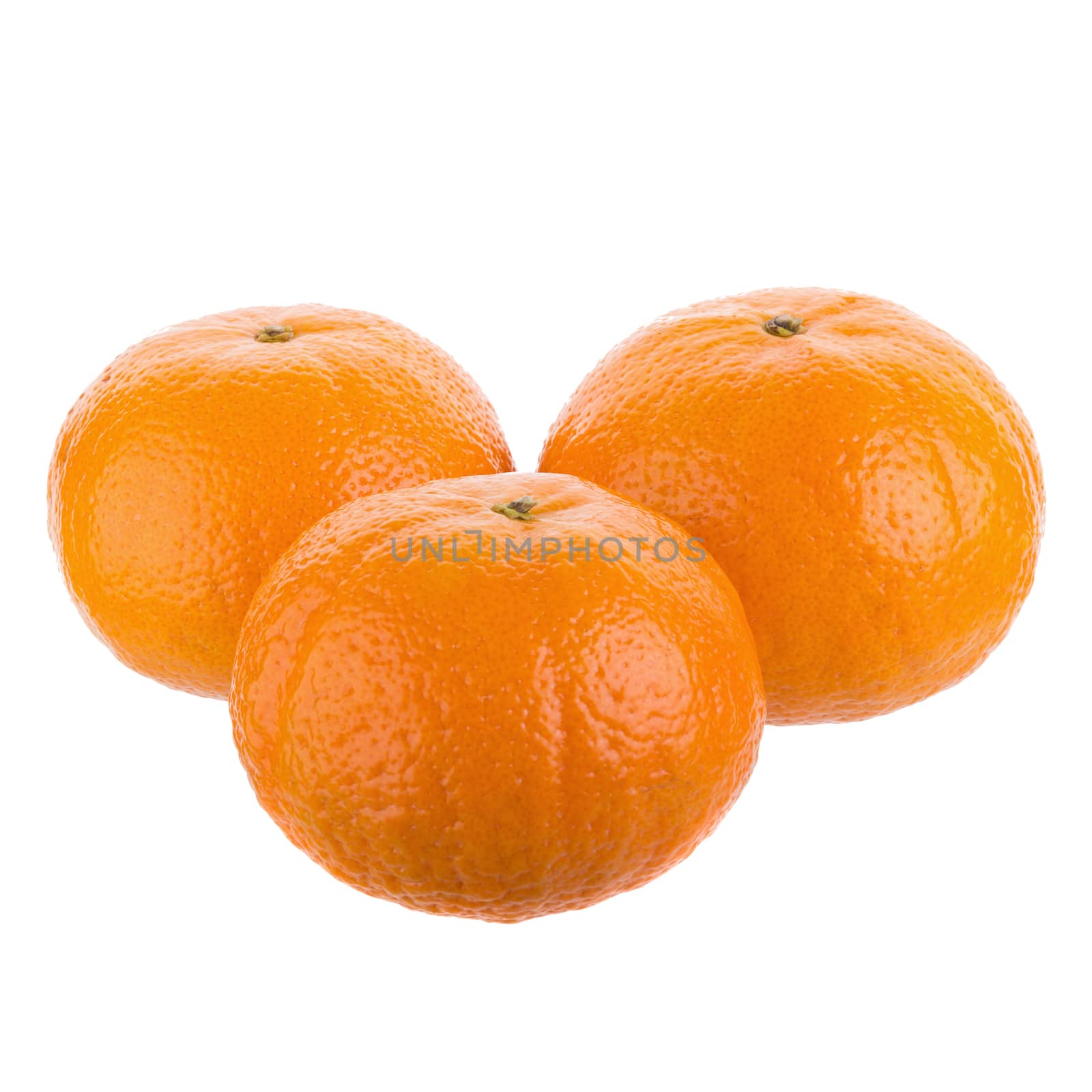 fresh orange fruit isolated on white background.