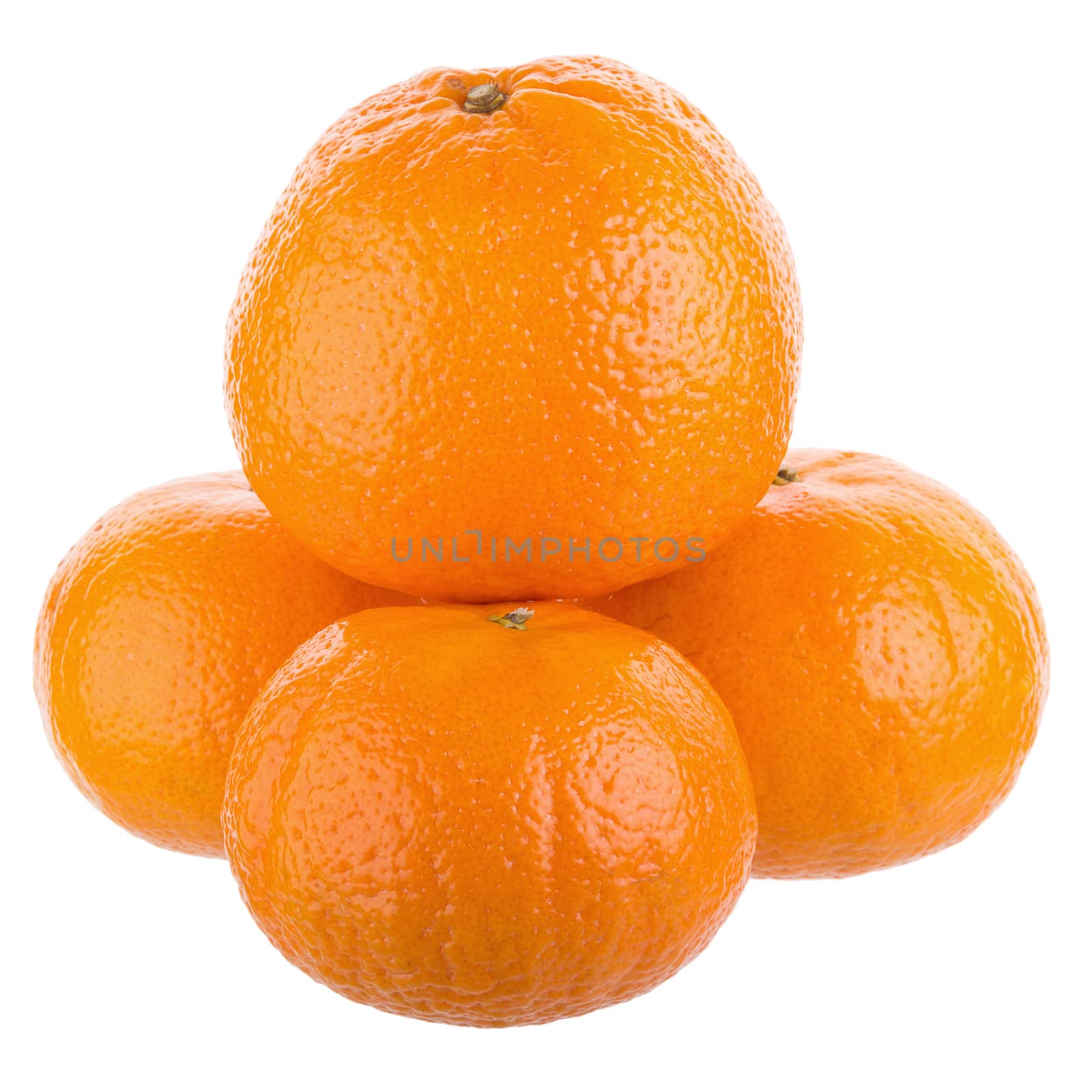 fresh orange fruit isolated on white background by kaiskynet