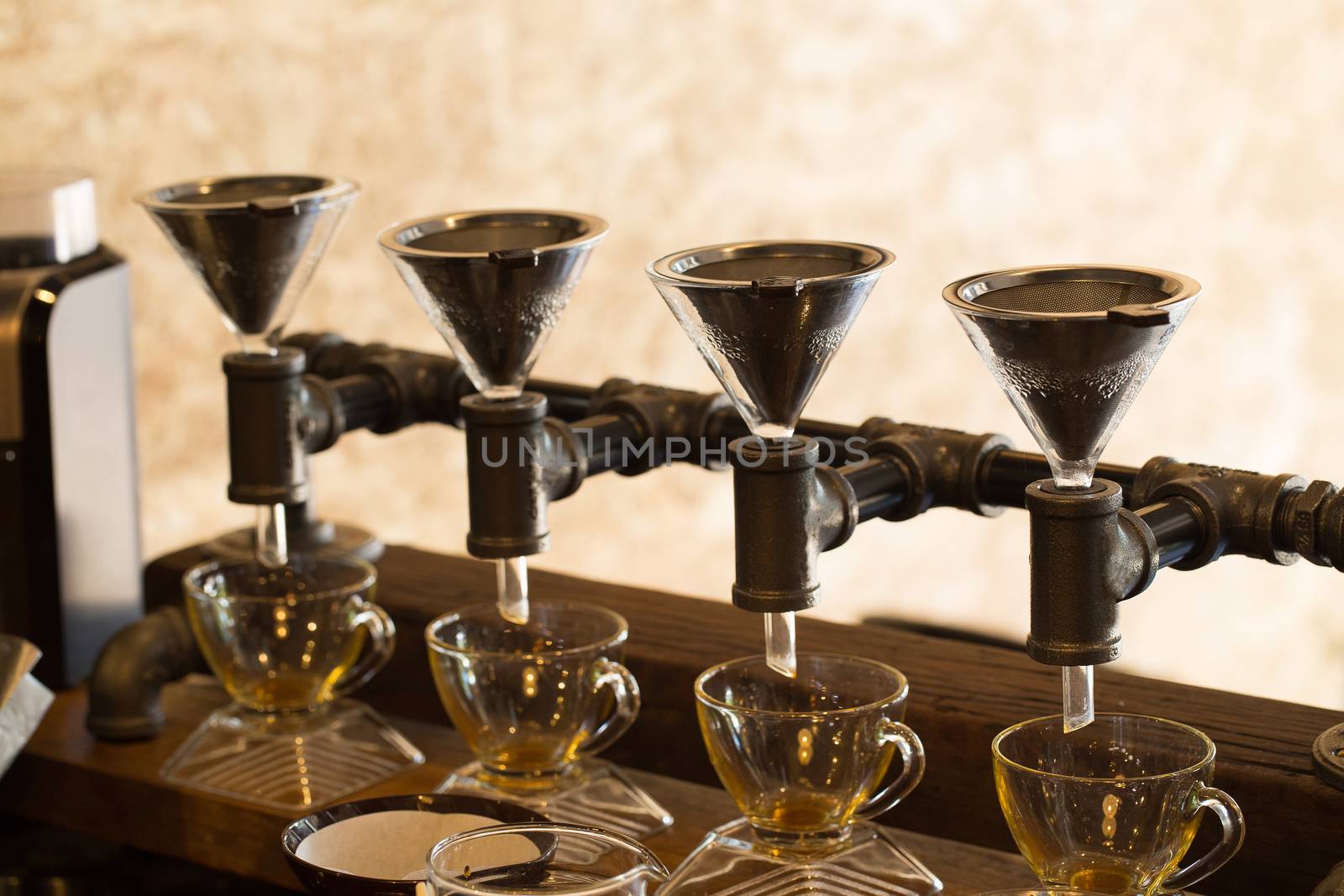 Coffee drip style, Show of Drip Coffee.selective focu by kaiskynet