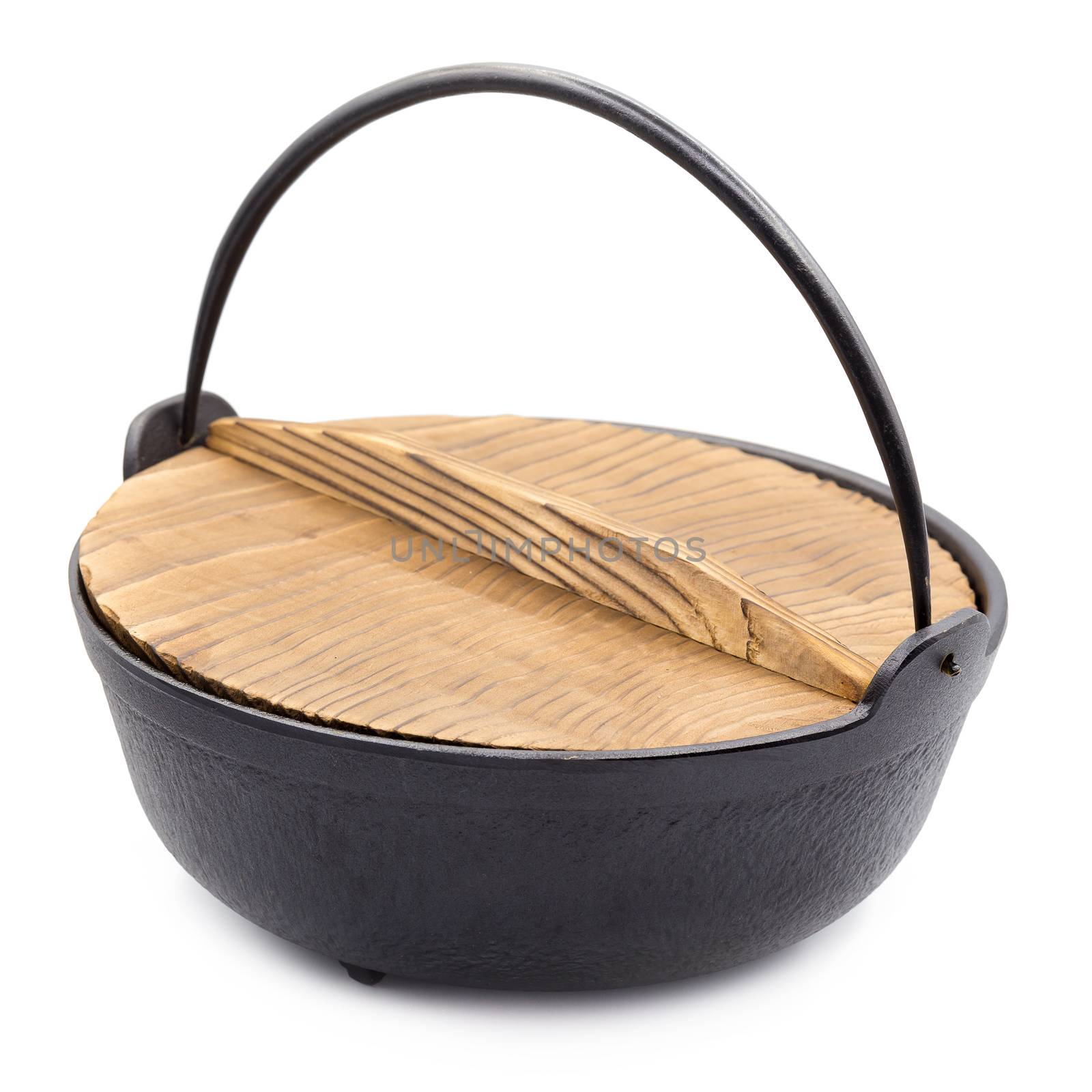 Japanese tableware, nabe for hot pot cooking, hotpot with wooden by kaiskynet