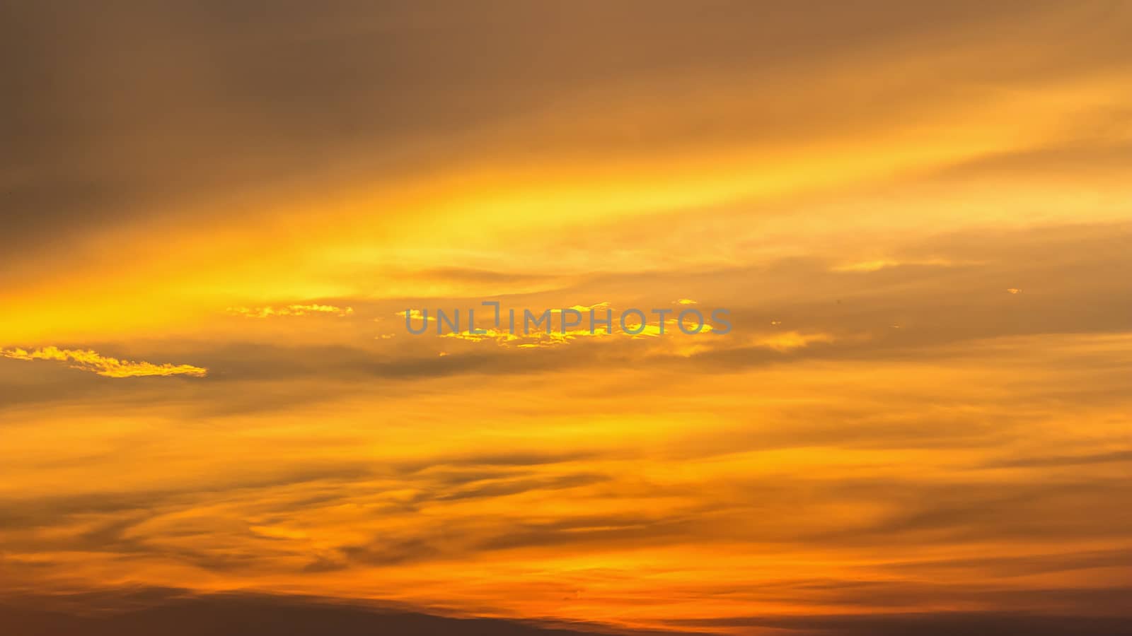 Colorful dramatic sky with cloud at Sunrise.Sky with sun background