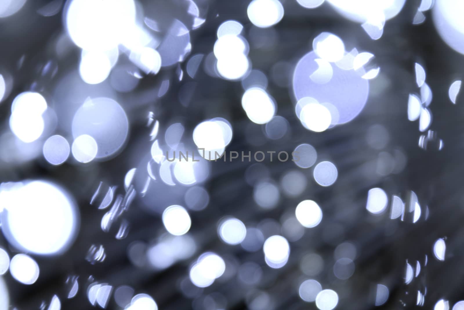 Blurred Bokeh background silver white colorful of merry christmas, Happy new year