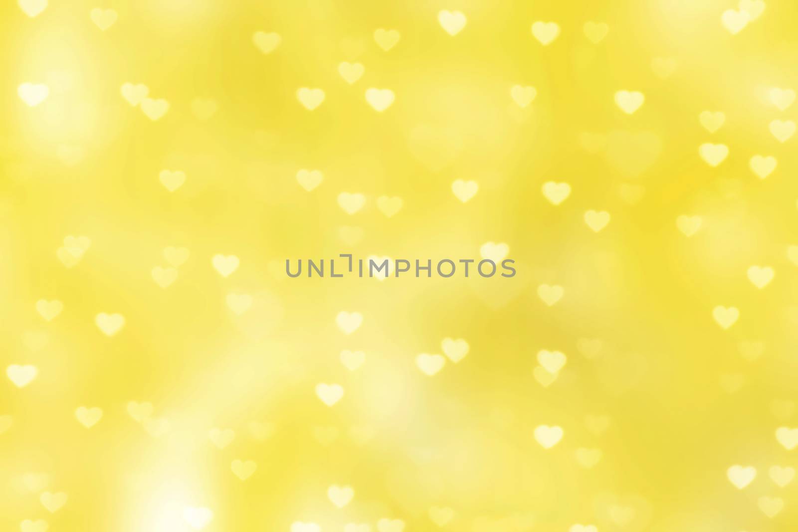 blur heart shape lights bokeh yellow background, colorful bokeh lights heart soft wallpaper, sparkles heart shape bright bokeh valentine romantic background