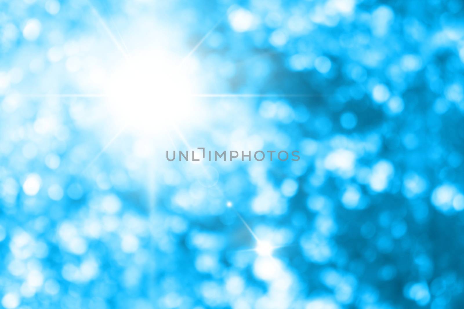 Beautiful glittering blue backgrounds with lighting blue bokeh effect on picture, Blue glitter background