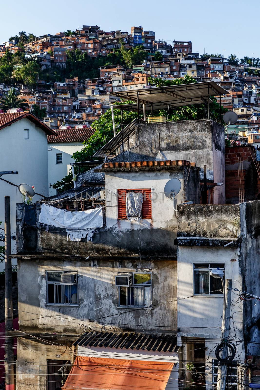 Favella in Rio de Janeiro, Brazil by 9parusnikov