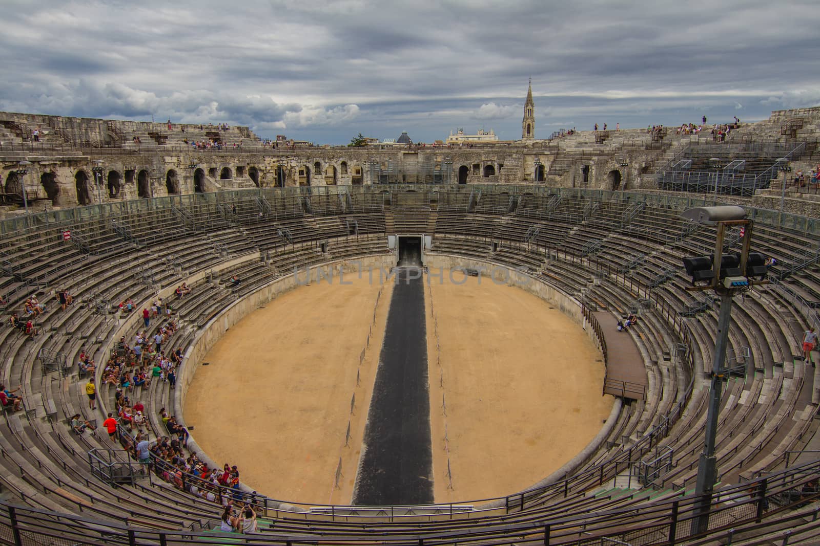 Nimes colosseum in France