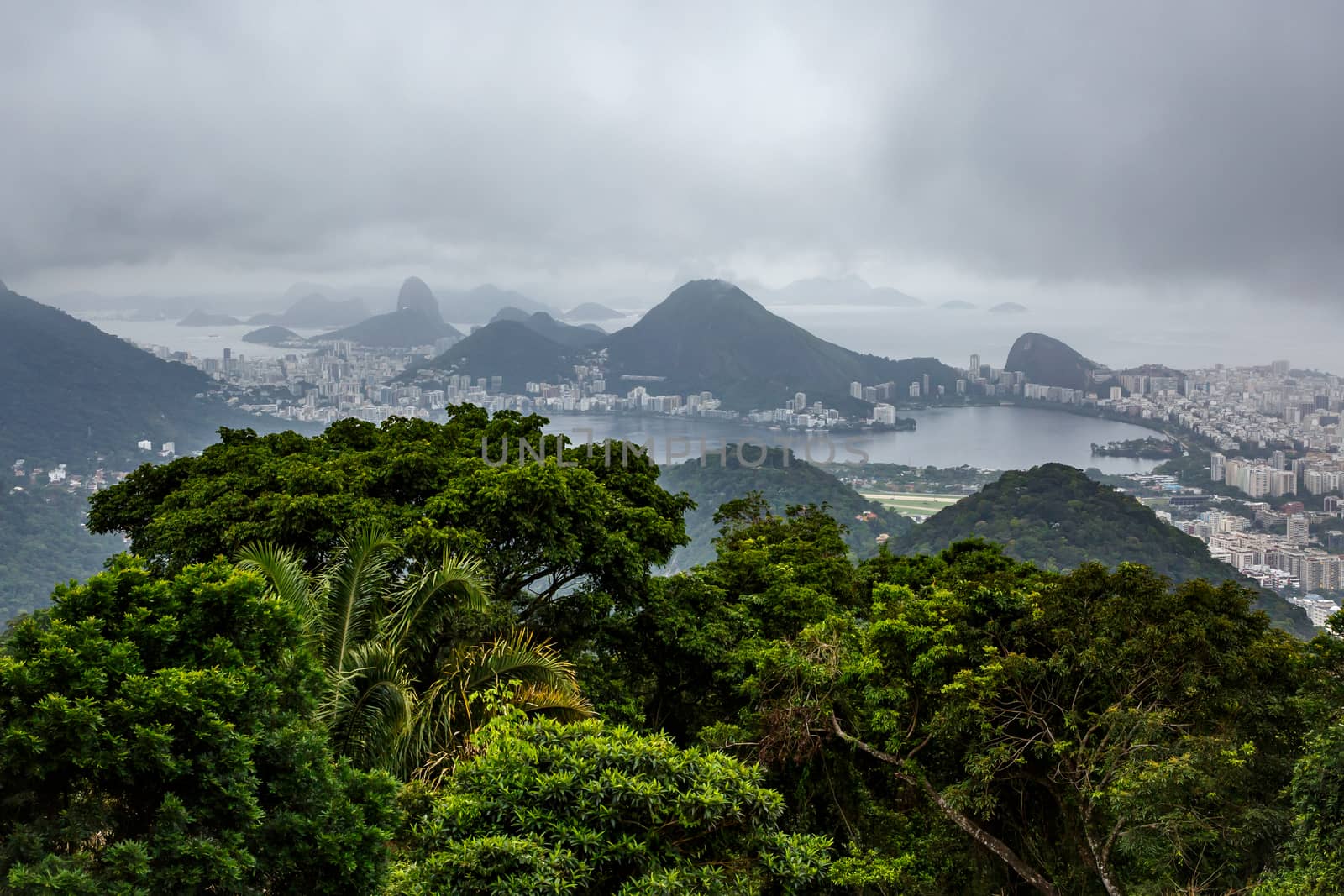 Cloudy weather in Rio de Janeiro, Brazil. by 9parusnikov