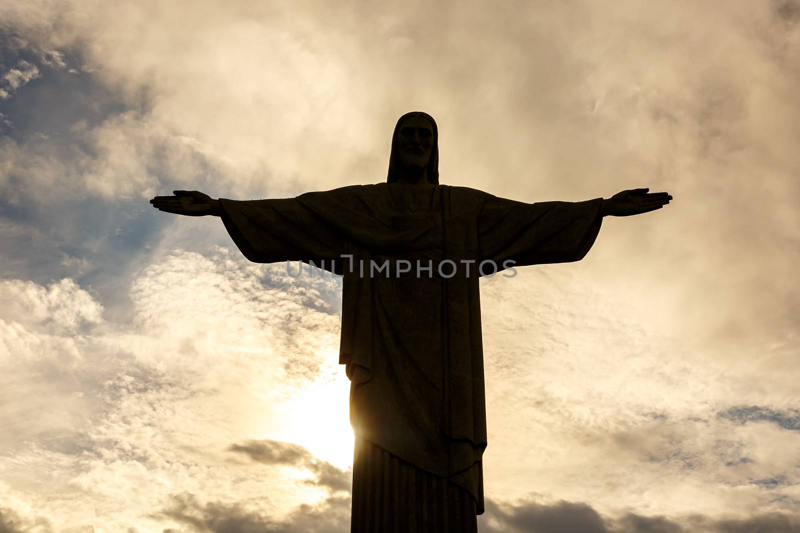 Rio de Janeiro, Brazil - 21.11.2019: Christ the Redeemer Statue in Rio de Janeiro, Brazil