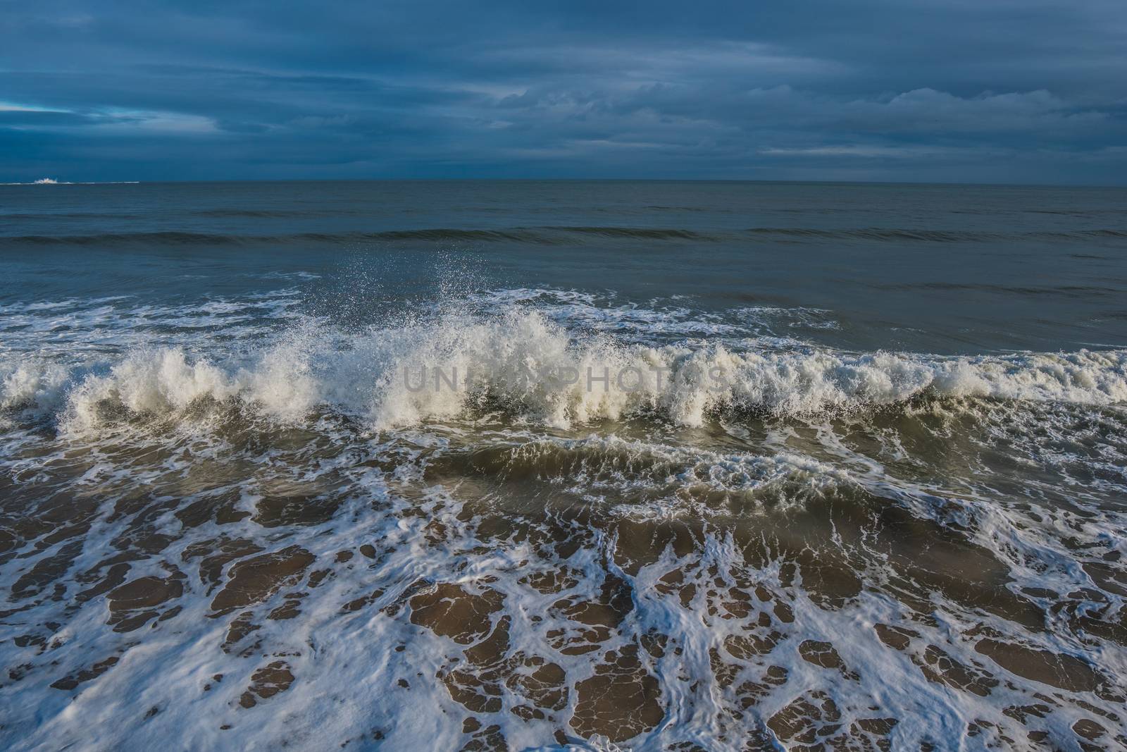 The promenade from a local seaside town in the north of England called Filey