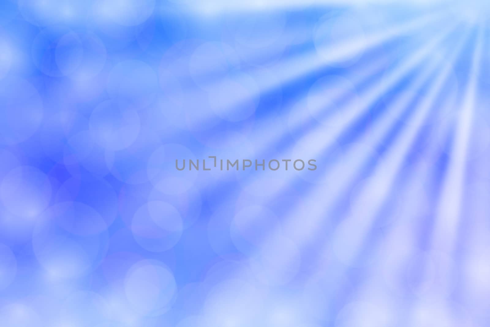 colorful blue bokeh lights beam shine on gradient blue background for copy space, bokeh colorful light blue soft shade, bokeh lights shine on gradient soft blue