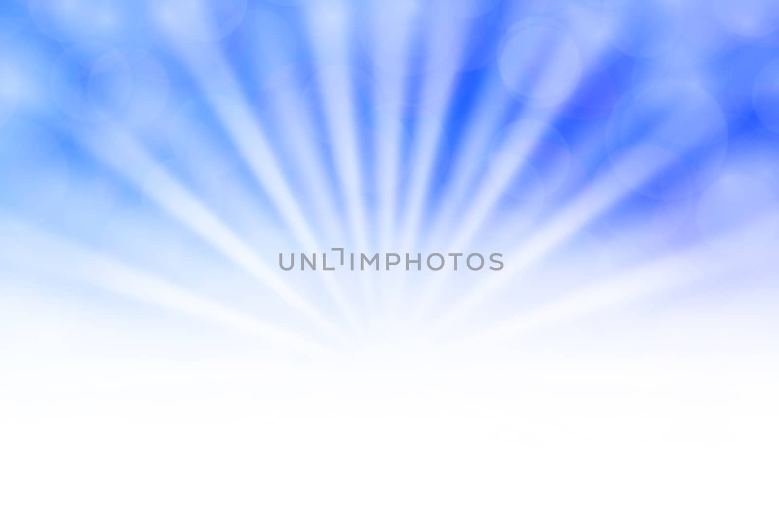 soft blue bokeh lights beam shine on gradient blue background and white copy space, bokeh colorful light blue soft shade, bokeh lights shine on gradient soft blue and white