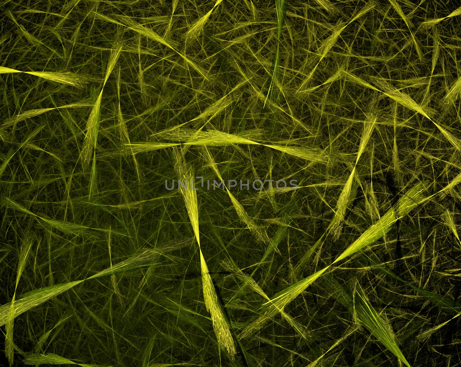 An abstract computer generated modern fractal design on dark background. Abstract fractal color texture. Digital art. Abstract Form & Colors. Prickly thorns of blackthorn. Fabric pattern