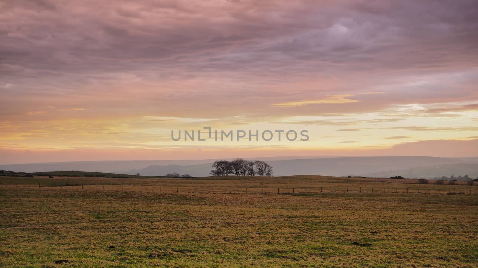 Sunset lighting up the clouds over Danby Moor, North York Moors National Park by PhilHarland