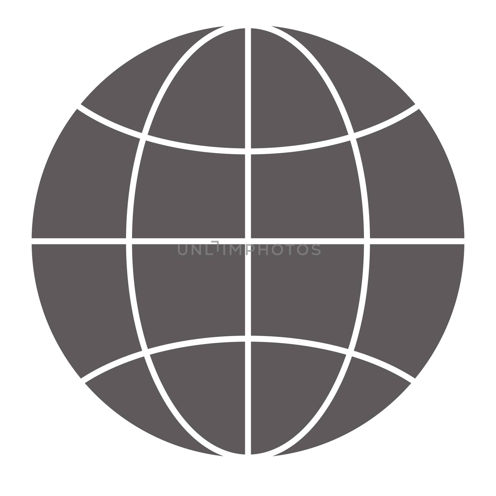 Globe icon on white background. flat style. Globe icon for your web site design, logo, app, UI. Globe symbol.