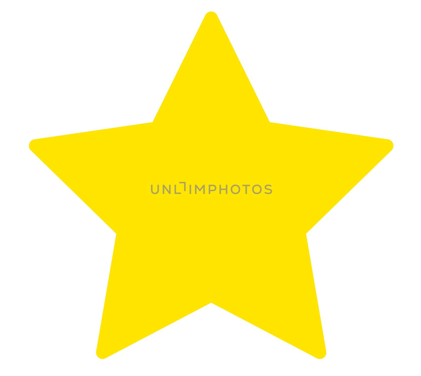 star icon on white background. flat style. star icon for your web site design, logo, app, UI. yellow star symbol.