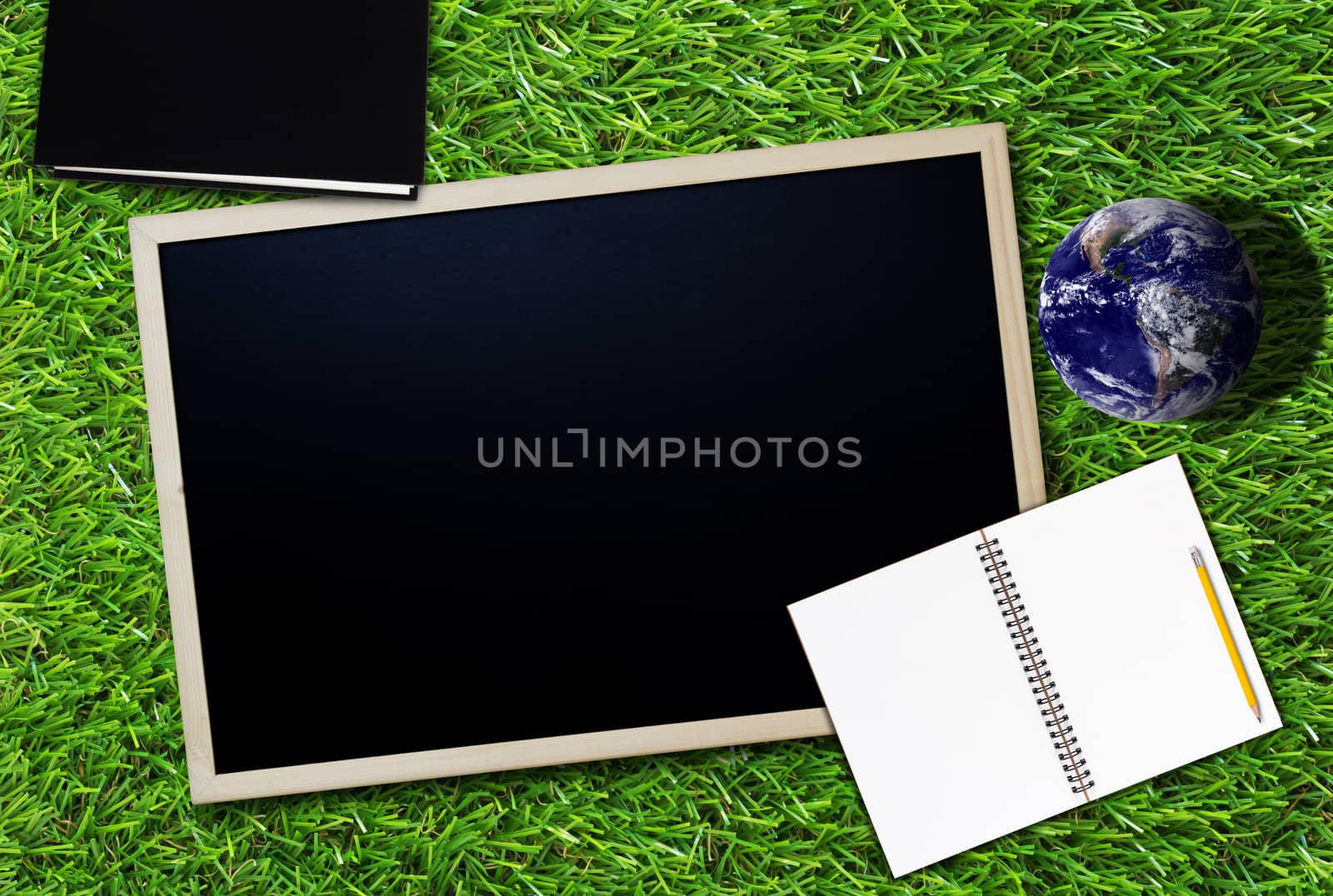 Education concept, knowledge management, electronic online learning, Elements of this Image Furnished by NASA