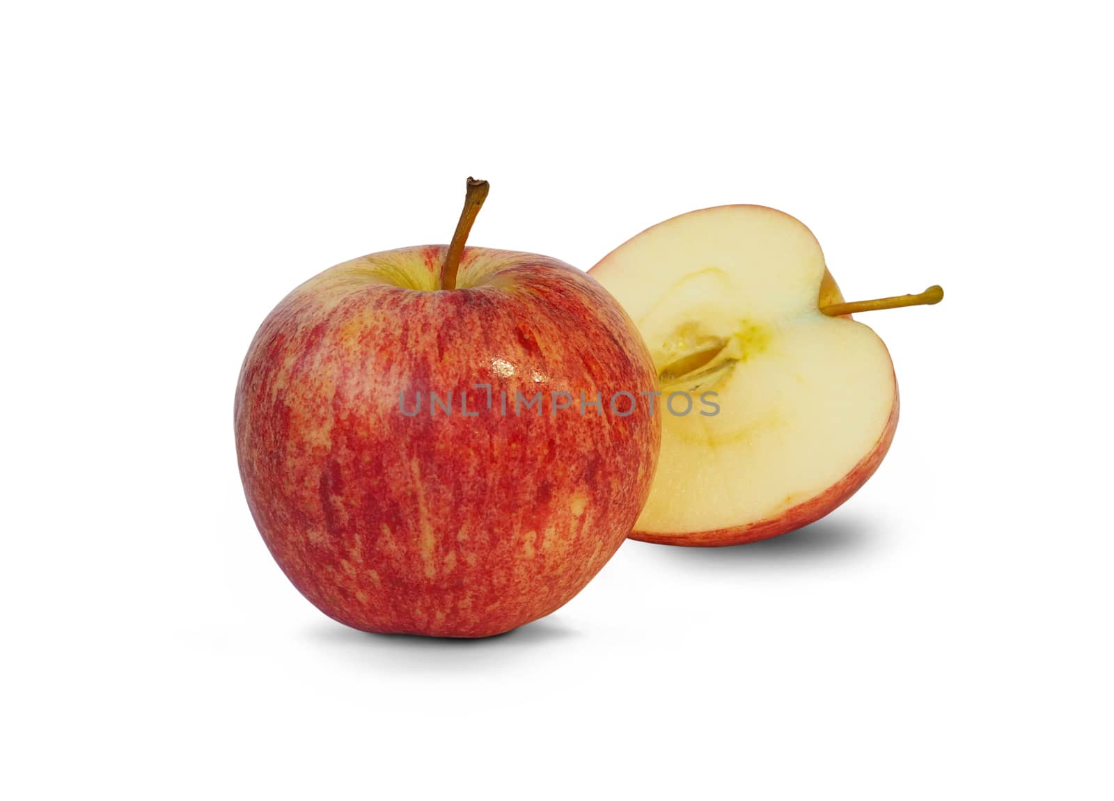 Apples isolated white background with clipping path. by Unimages2527