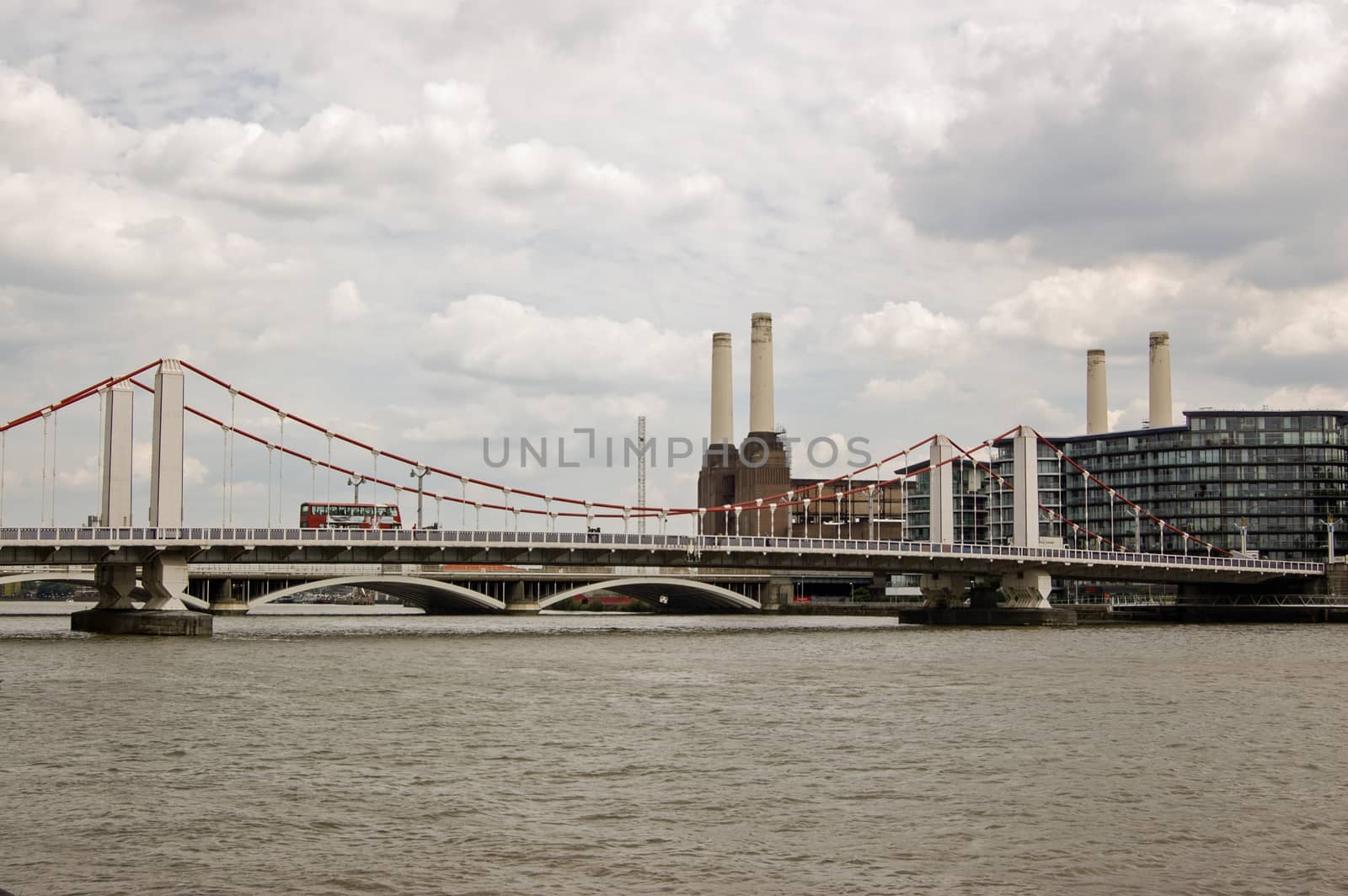 Chelsea Bridge, London by BasPhoto
