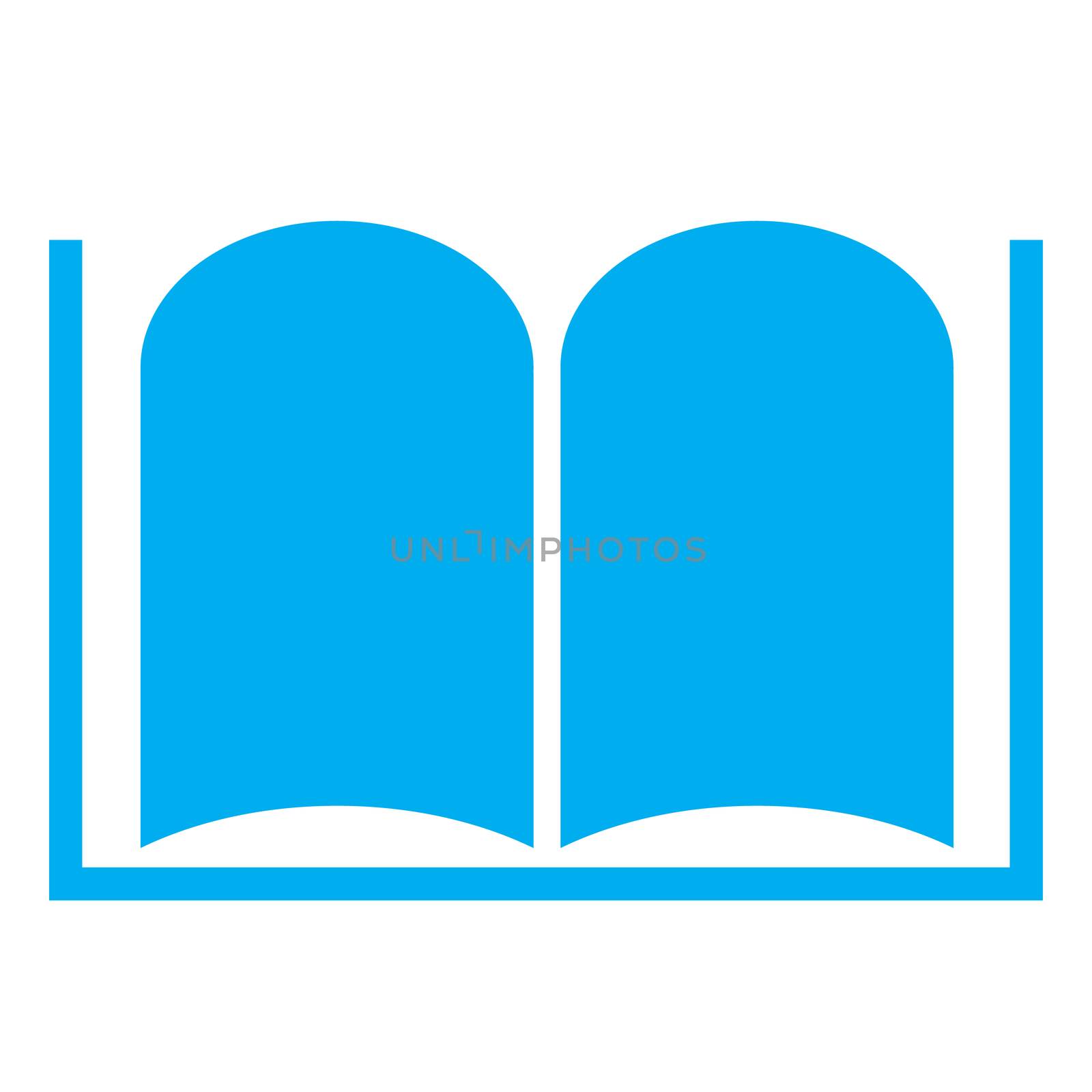 Book icon on white background. Book symbol. blue book sign. flat style. book icon for your web site design, logo, app, UI.