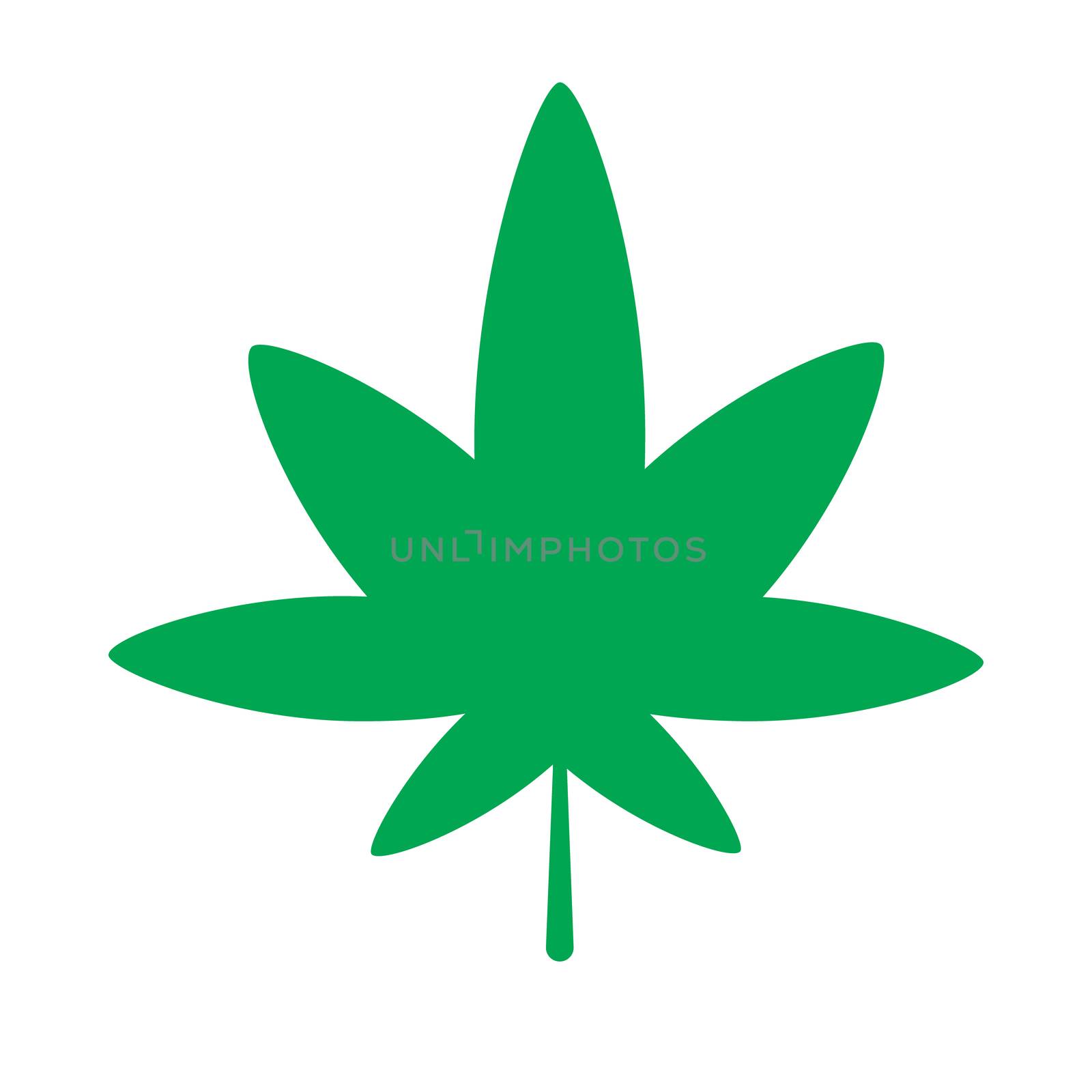 Cannabis icon on white background. flat style. Cannabis icon for by suthee