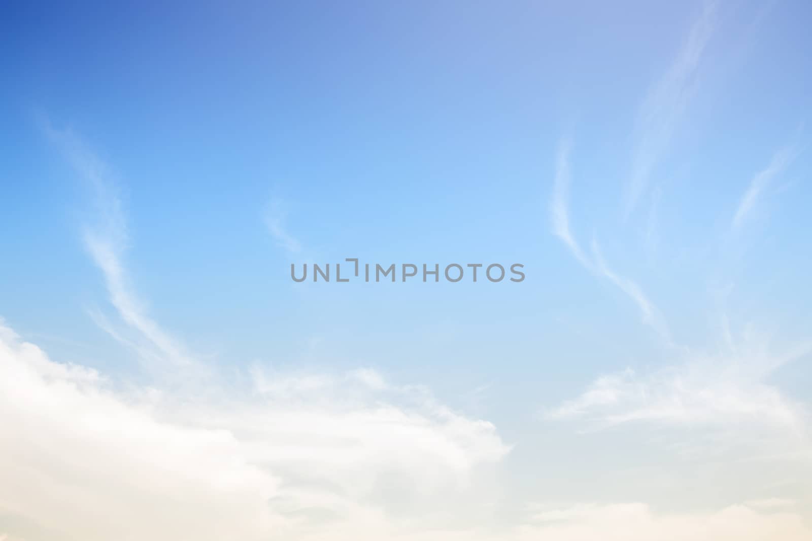 Blue sky background 