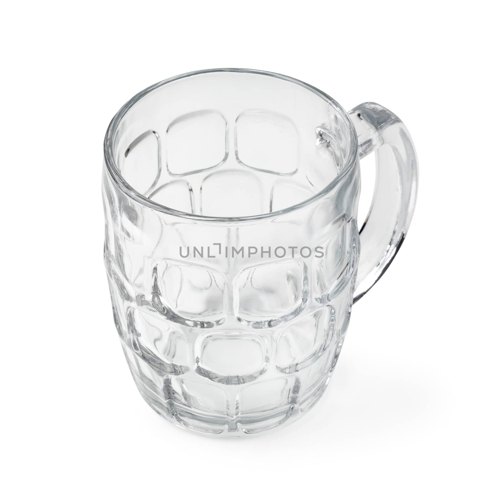 Cocktail glass. Empty beer mug isolated on a white background by kaiskynet