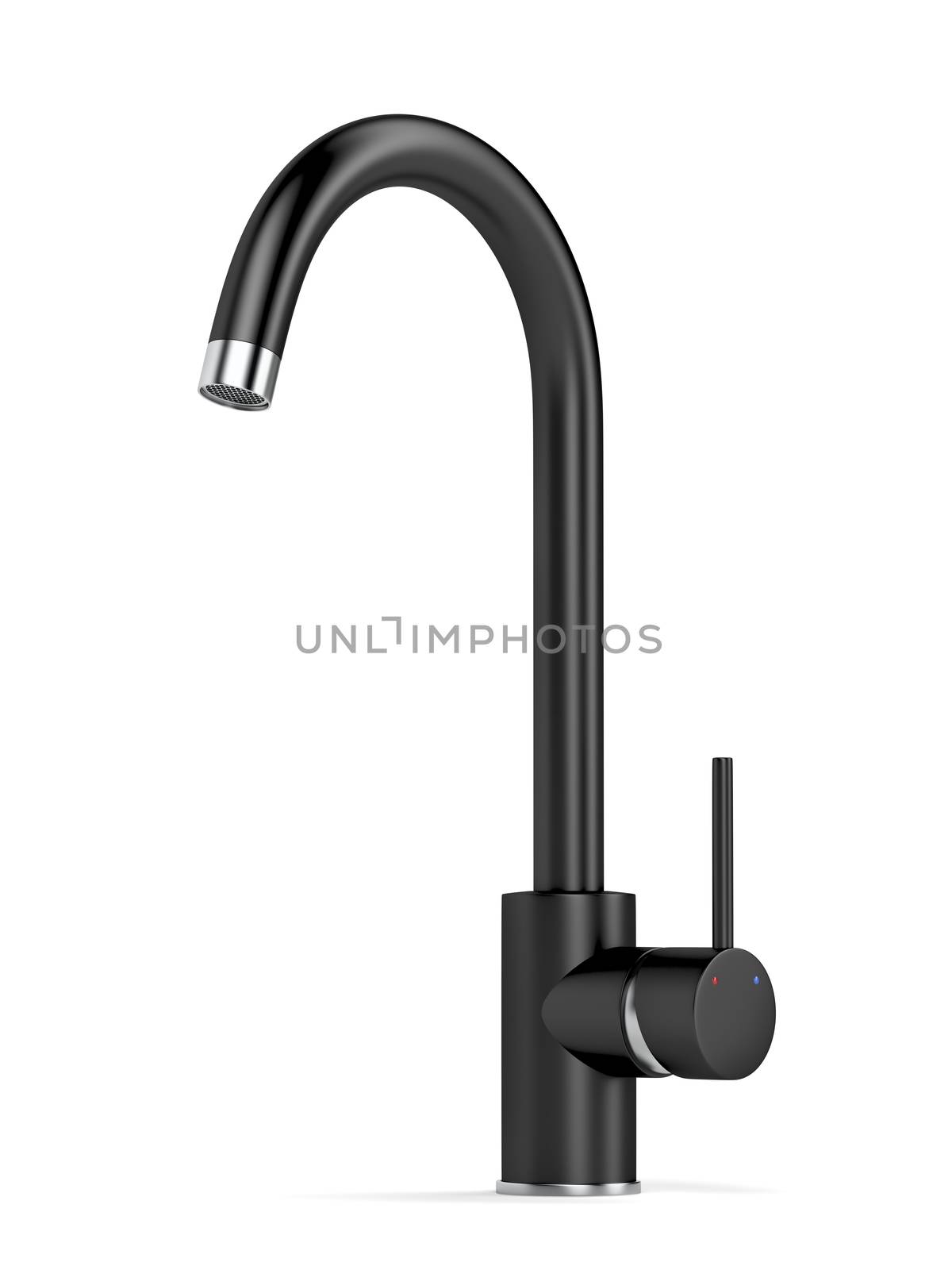 Black kitchen faucet by magraphics