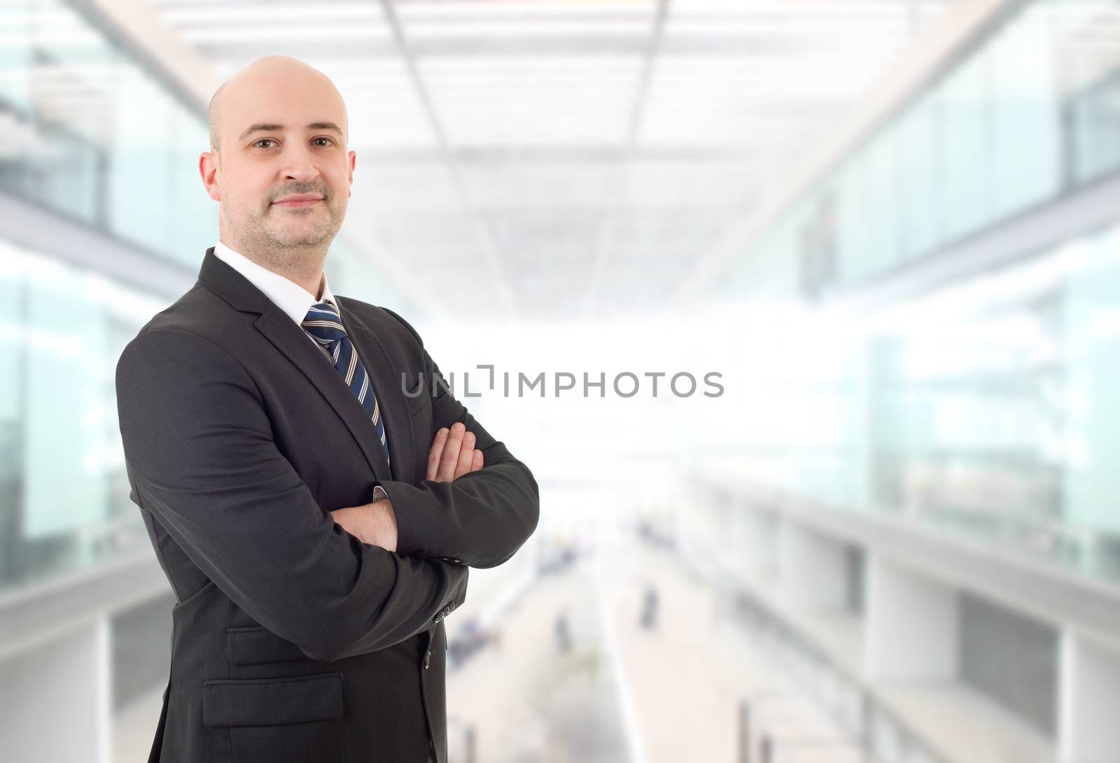 happy business man portrait at the office