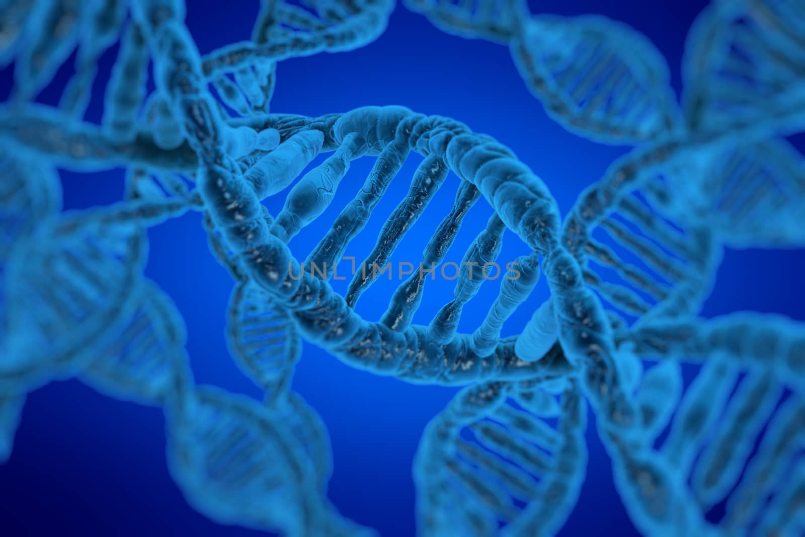digital illustration DNA background