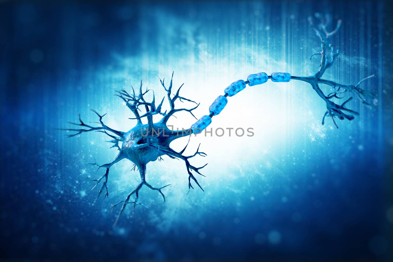 digital illustration neuron humen