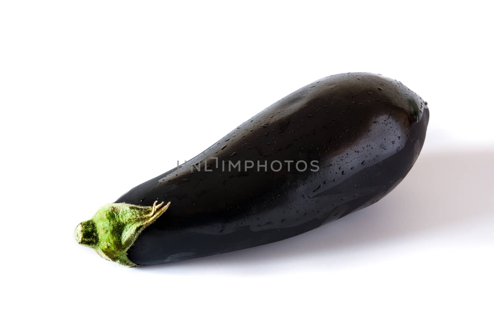 Fresh eggplant isolated on white background by chandlervid85