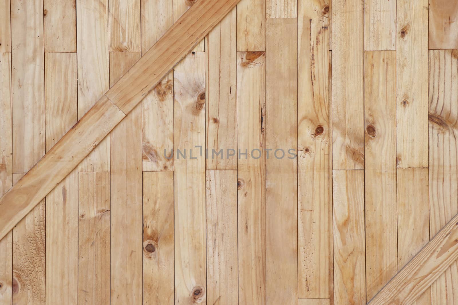 Light pine wood background. Vertical pine wood background. by Eungsuwat